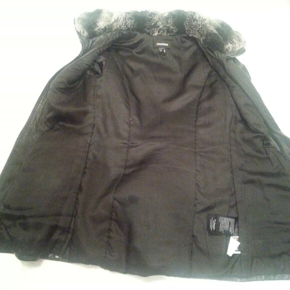 DANIER BLACK LEATHER FALL & WINTER JACKET - Picture 2 of 6